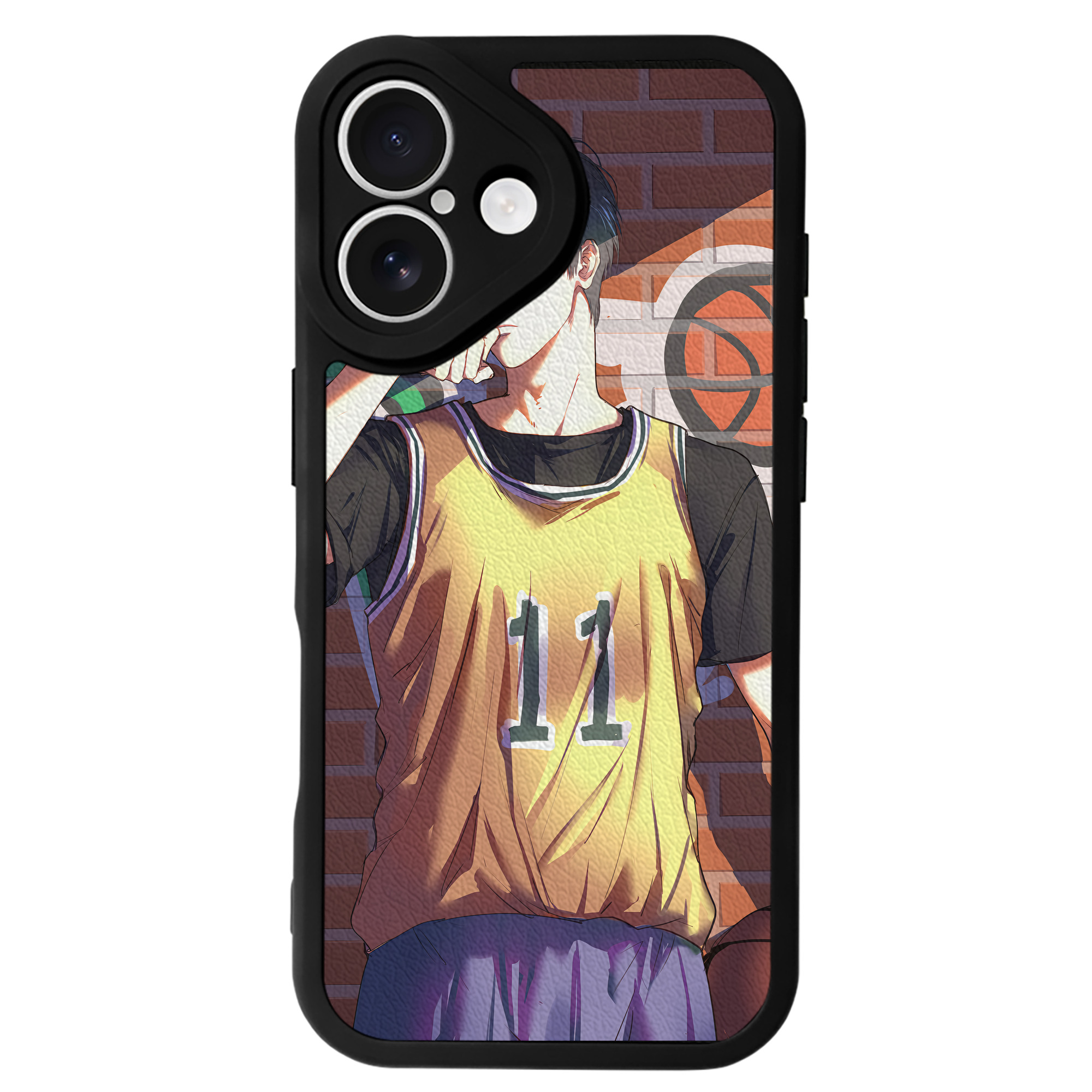 （画像用） SLAM DUNK／スラムダンク 【iPhone 16シリーズ対応】シリコンスマホケース（レザー調） 材質：シリコン